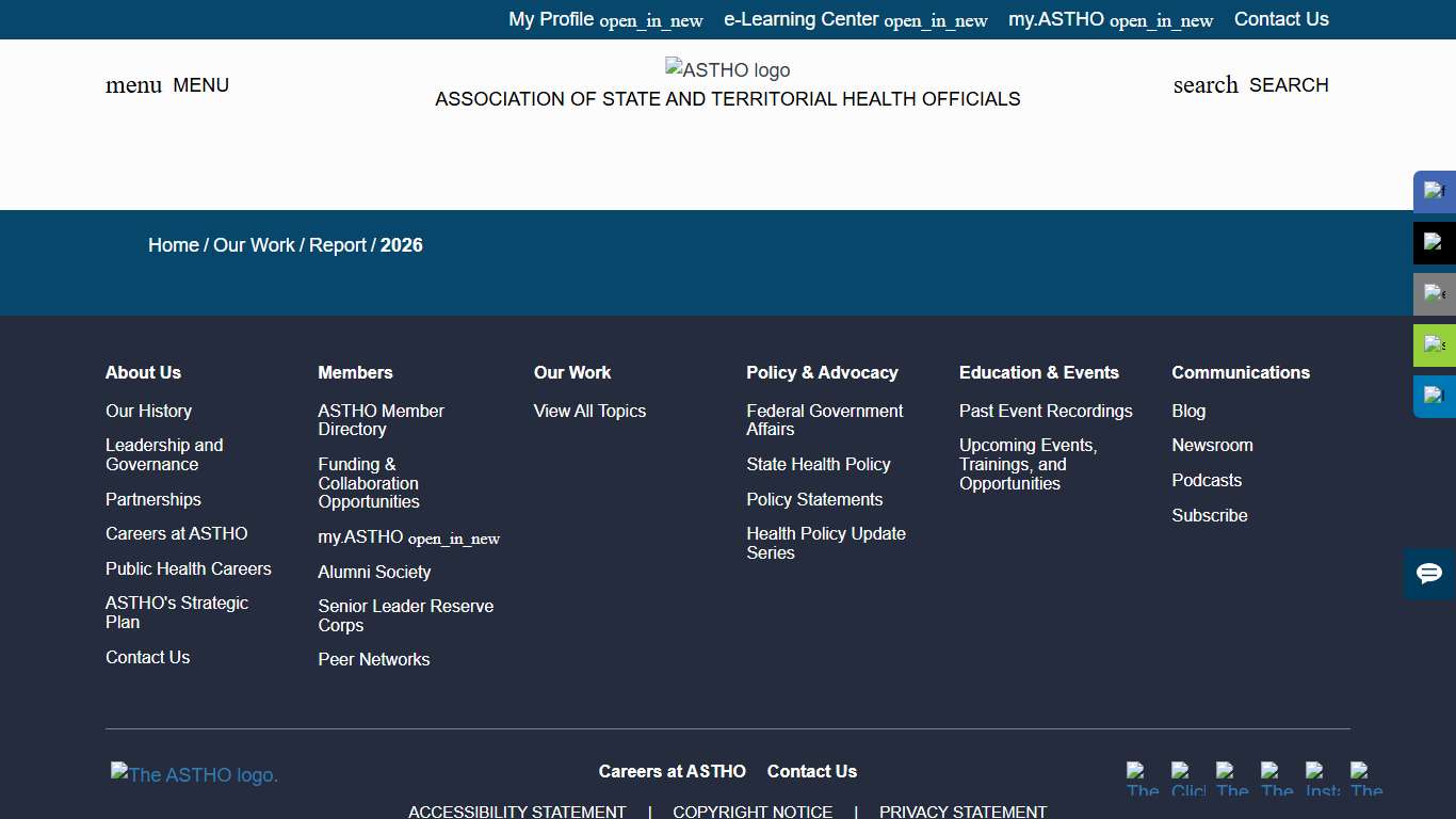 2026 ASTHO